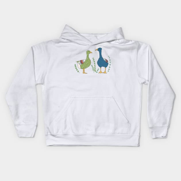 Goose Kids Hoodie by DenesAnnaDesign